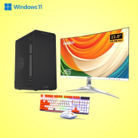 Assemble PC Full Set Intel Core i5 4th Gen| 8GB Ram | 256GB SSD | 22 inch Curved LED Monitor | RGB Keyboard and Mouse  With 1 Year Warranty